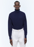 Wool and cashmere roll neck sweater - A2KROU-TA28-30