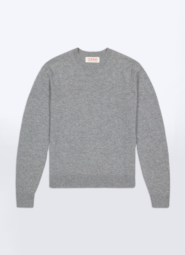 Men's grey wool and cashmere sweater Fursac - A2TOUR-TA28-26