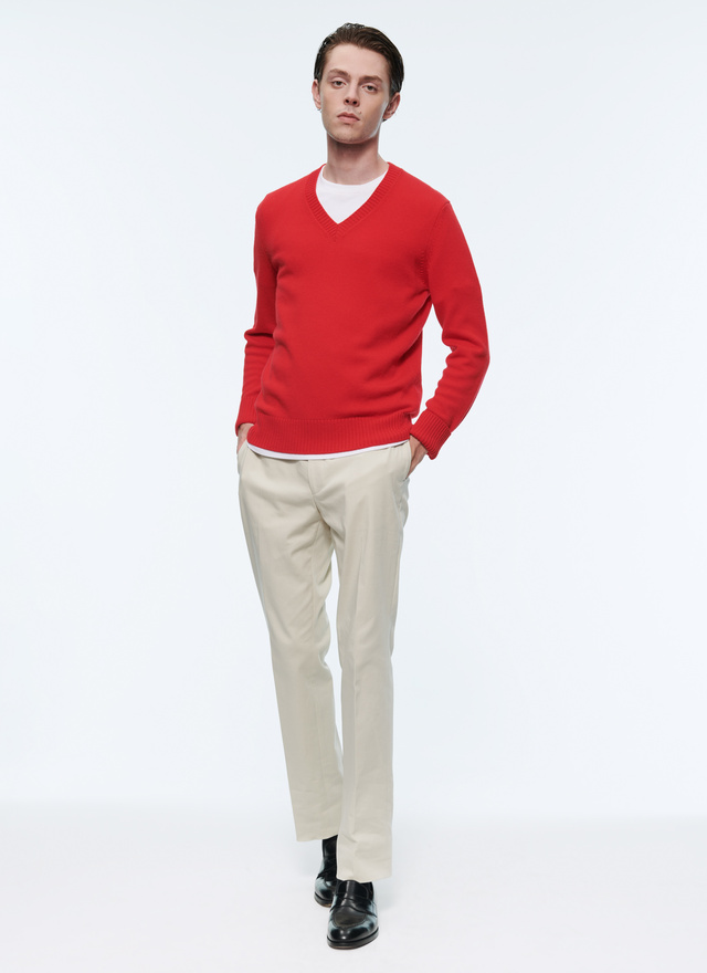 Men's red sweater Fursac - 22HA2AVAY-AA08/79