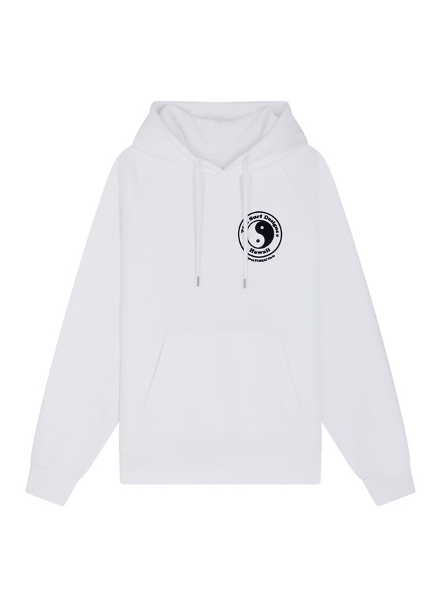 Sweatshirt blanc homme jersey de coton biologique Fursac - J2FENJ-FJ01-A001