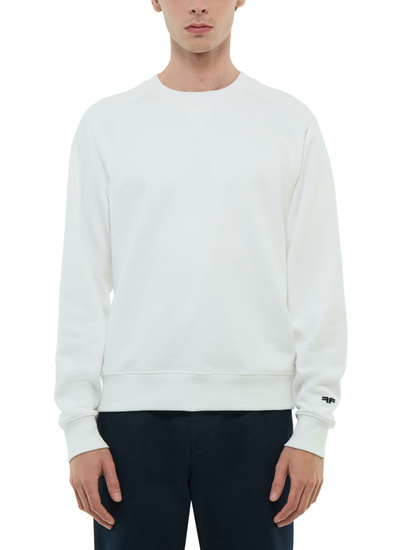 Sweatshirt blanc homme Fursac - J2FEAT-FJ01-A001