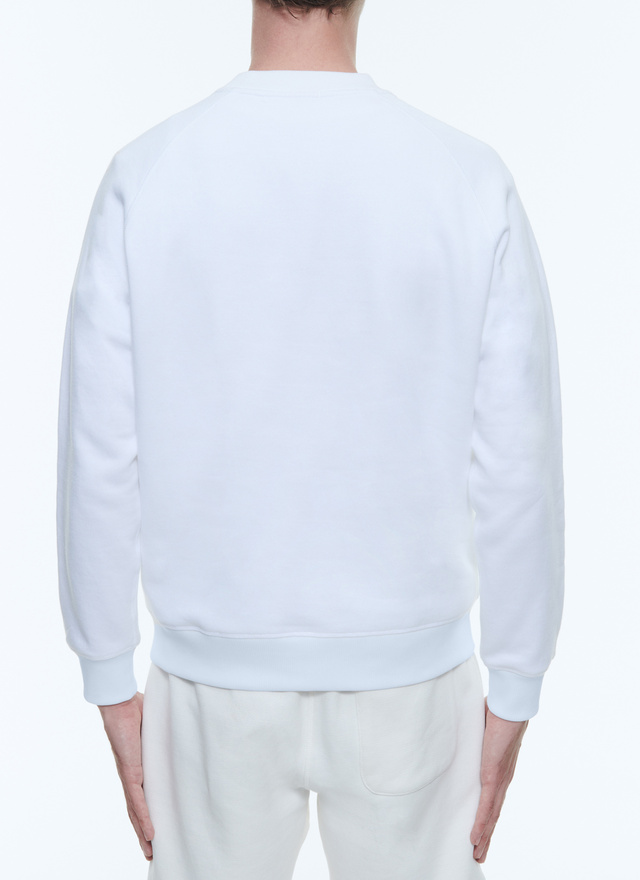 Sweatshirt blanc homme Fursac - J2DARA-DJ08-A001