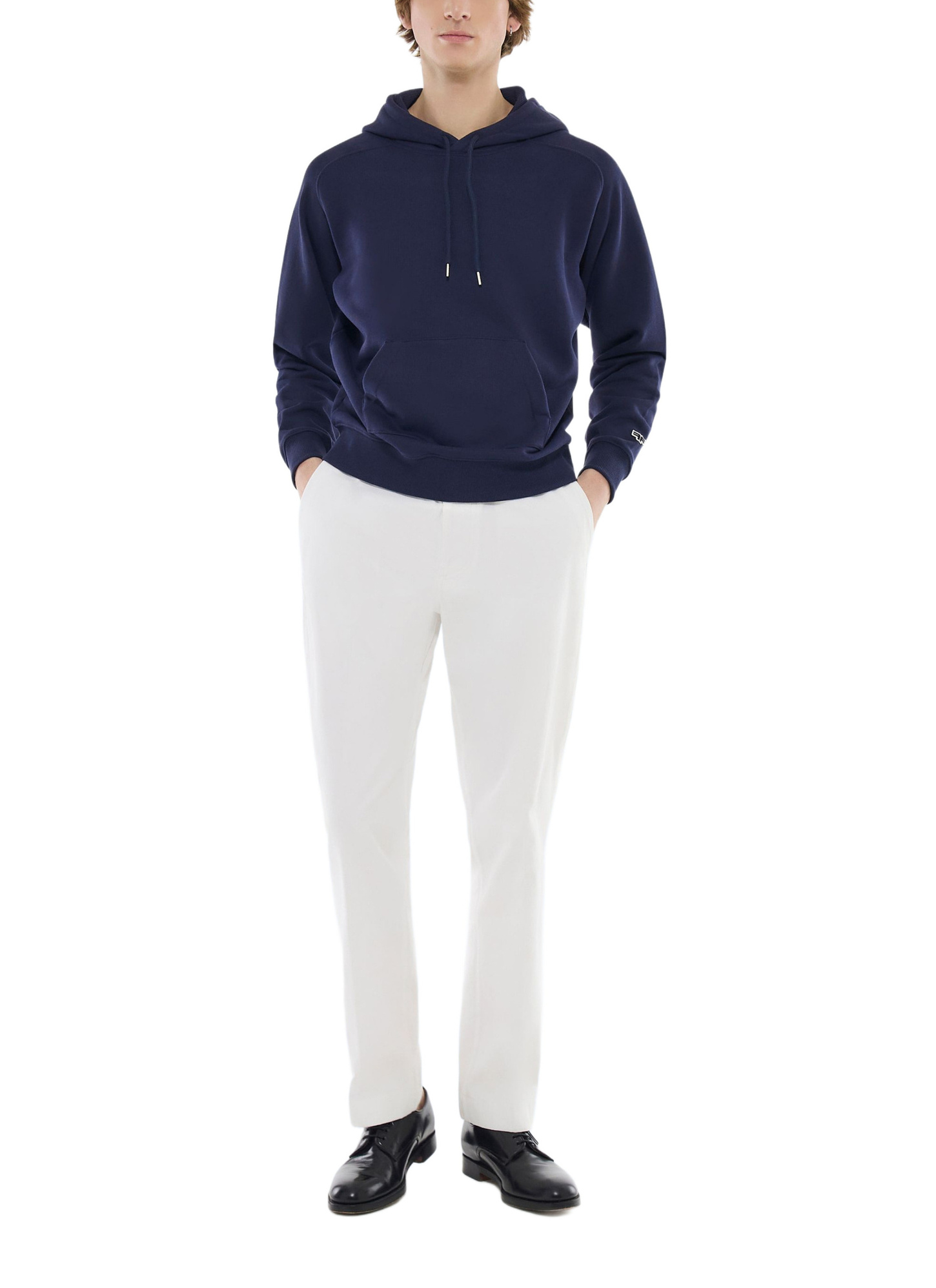 Sweatshirt bleu marine homme jersey de coton biologique Fursac - J2FOOD-FJ01-D030