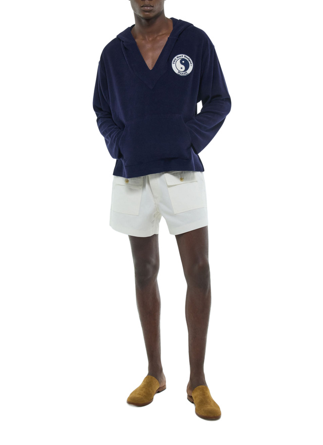 Sweatshirt bleu marine homme Fursac - J2FAJA-FJ03-D030