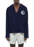 Sweatshirt à capuche en coton éponge - J2FAJA-FJ03-D030