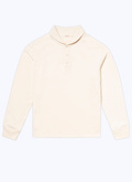 Sweat à col châle en jersey de coton - J2COPA-CJ11-A002