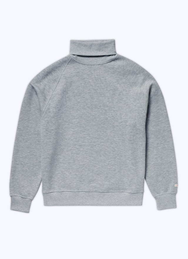 Sweatshirt gris homme jersey de coton Fursac - 22HJ2AROU-AJ02/29