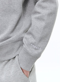 Sweatshirt gris en jersey de coton - 23EJ2BARA-BJ03/29