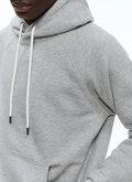 Sweat à capuche gris en jersey de coton - J2BENJ-BJ18-29