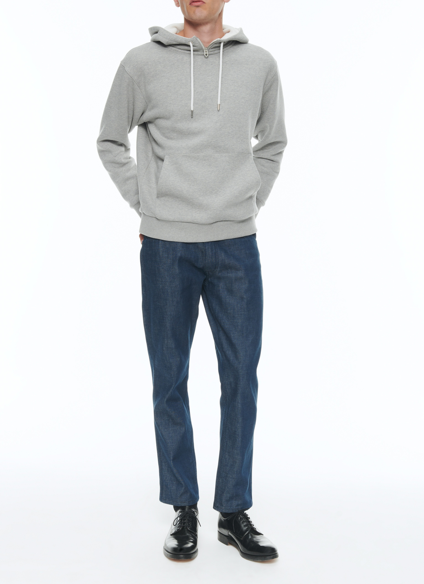Sweatshirt gris homme Fursac - J2COOD-CJ13-B018
