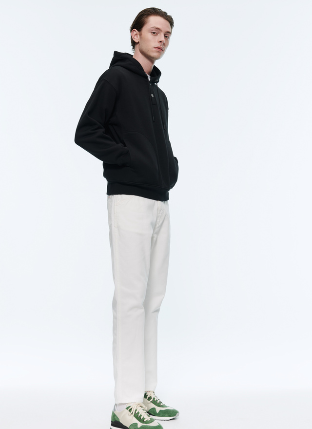 Sweatshirt noir homme Fursac - 22HJ2ADRI-AJ01/20