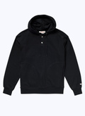 Sweat à capuche noir en jersey de coton - 22HJ2ADRI-AJ01/20