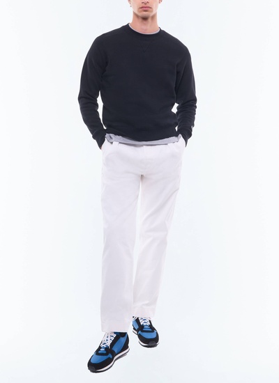 Sweatshirt noir homme Fursac - J2EWET-EJ01-B020