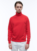 Sweat rouge en jersey de coton - 22HJ2AROU-AJ01/79