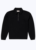 Black cotton jersey sweatshirt - 23EJ2BETO-BJ21/20