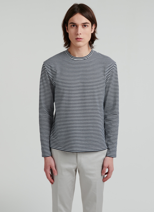 Black and white - Striped t-shirts sweatshirt 22EJ2VLUP-VJ02/20 - Men's ...