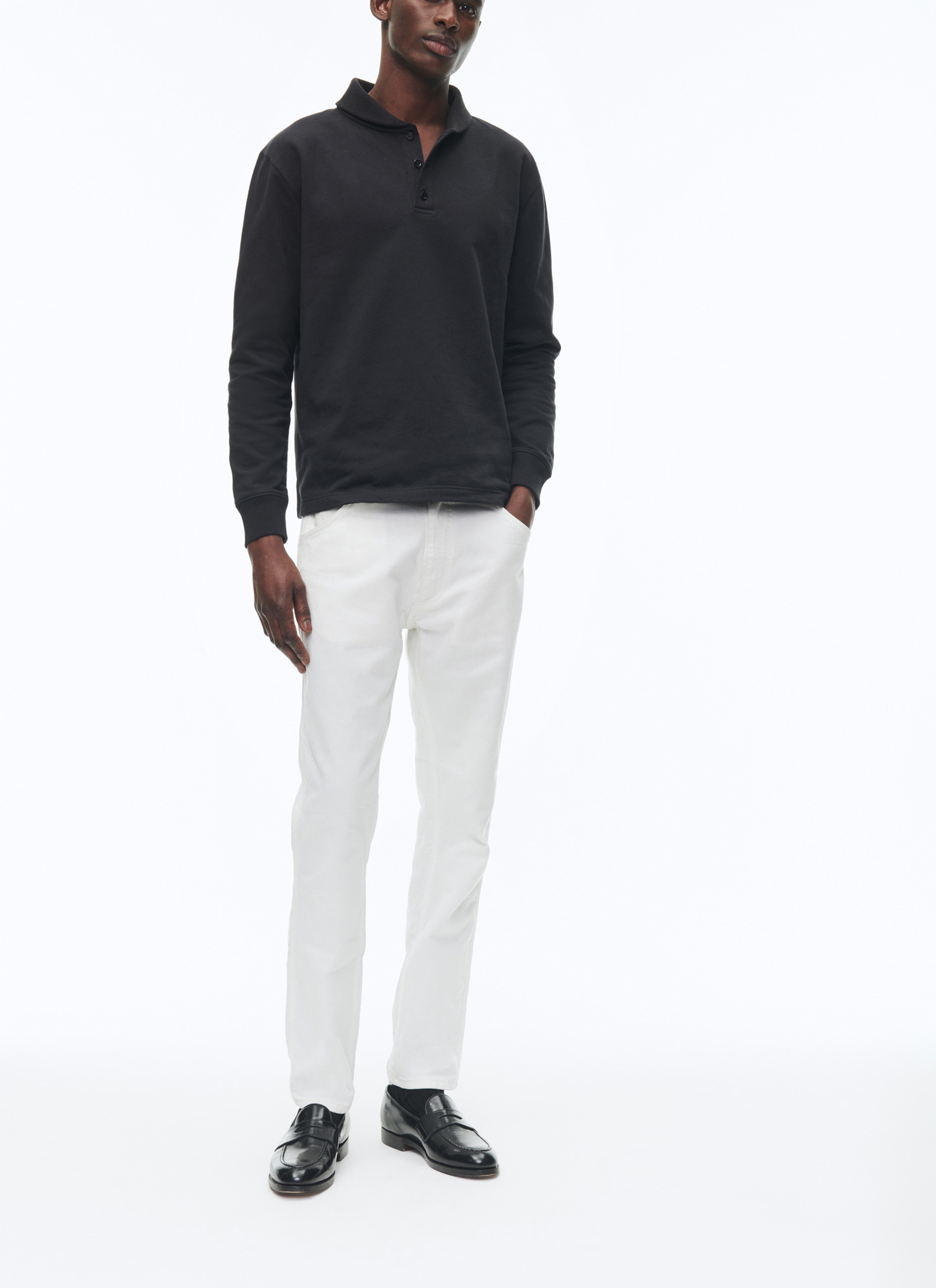 Men's black sweatshirt Fursac - J2COPA-CJ11-B020