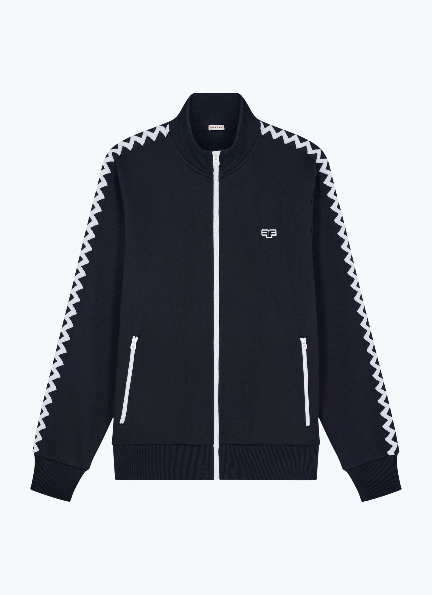 Men's black blended cotton jersey sweatshirt Fursac - J2COUR-CJ14-B020