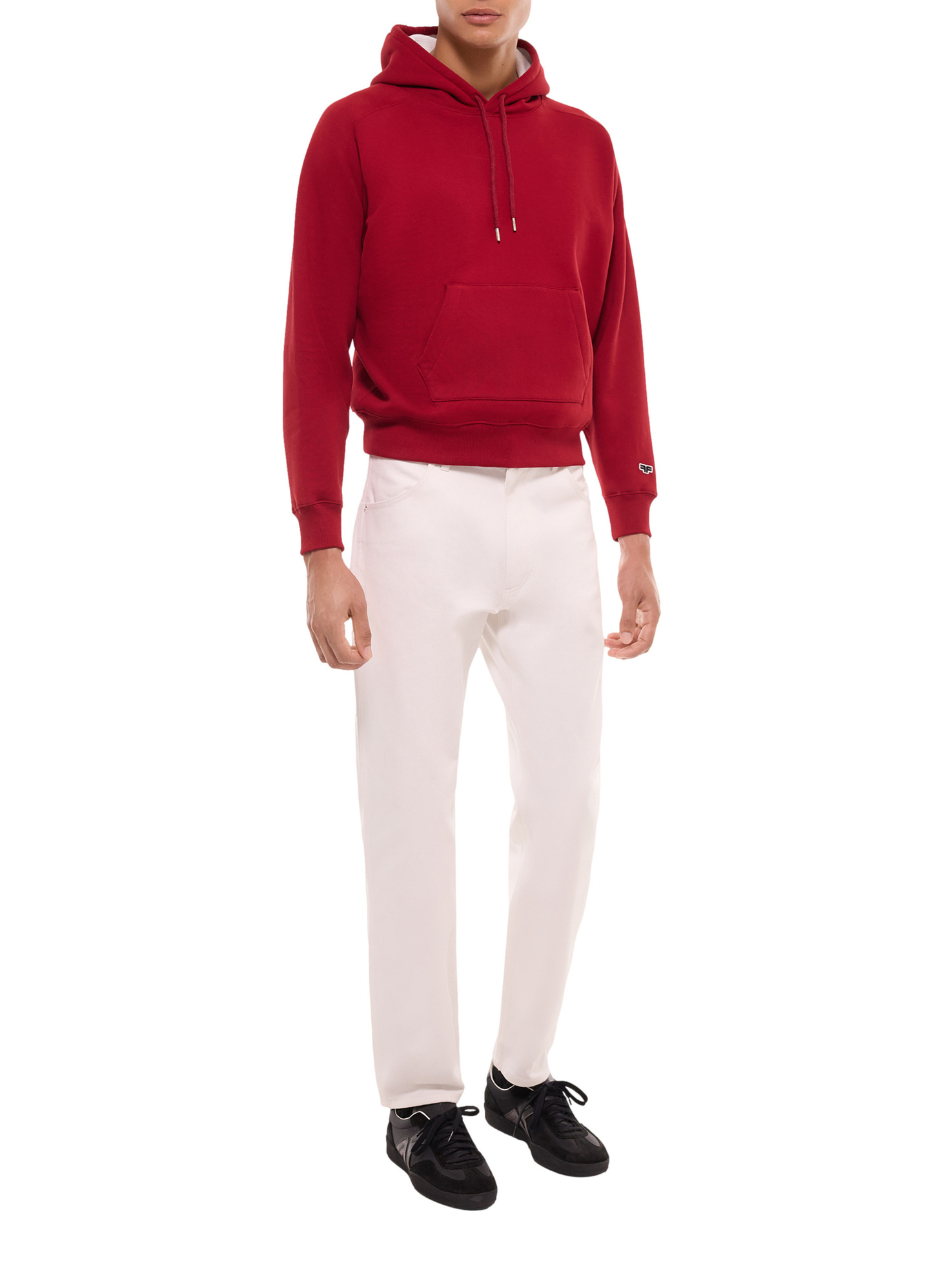 Men's burgundy sweatshirt Fursac - J2FOOD-FJ01-C014