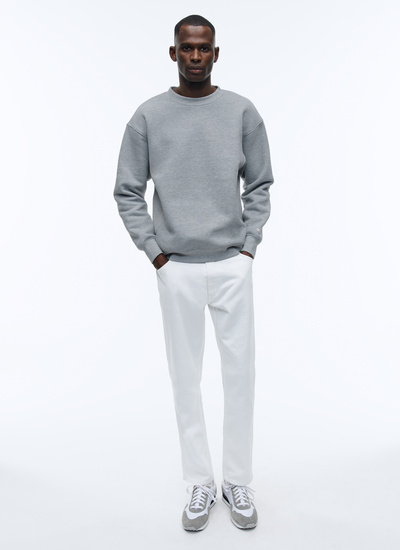 Men's grey sweatshirt Fursac - J2ACOL-AJ02-29