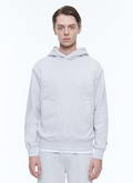 Organic cotton jersey hoody - J2DOUX-DJ03-B017