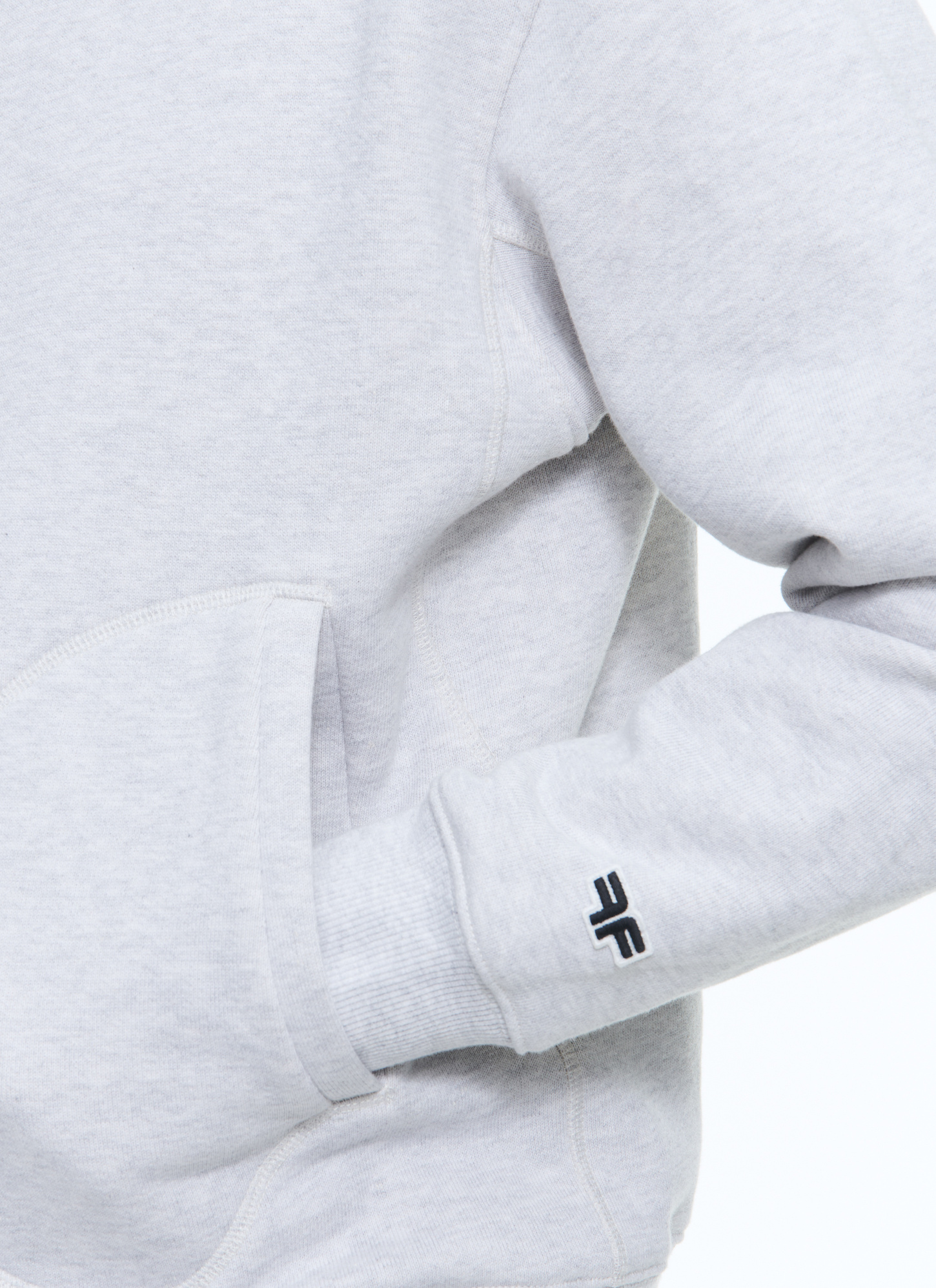 Men's grey sweatshirt Fursac - J2DOUX-DJ03-B017