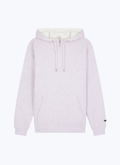 Men's organic cotton jersey sweatshirt Fursac - J2EZIP-EJ15-B017