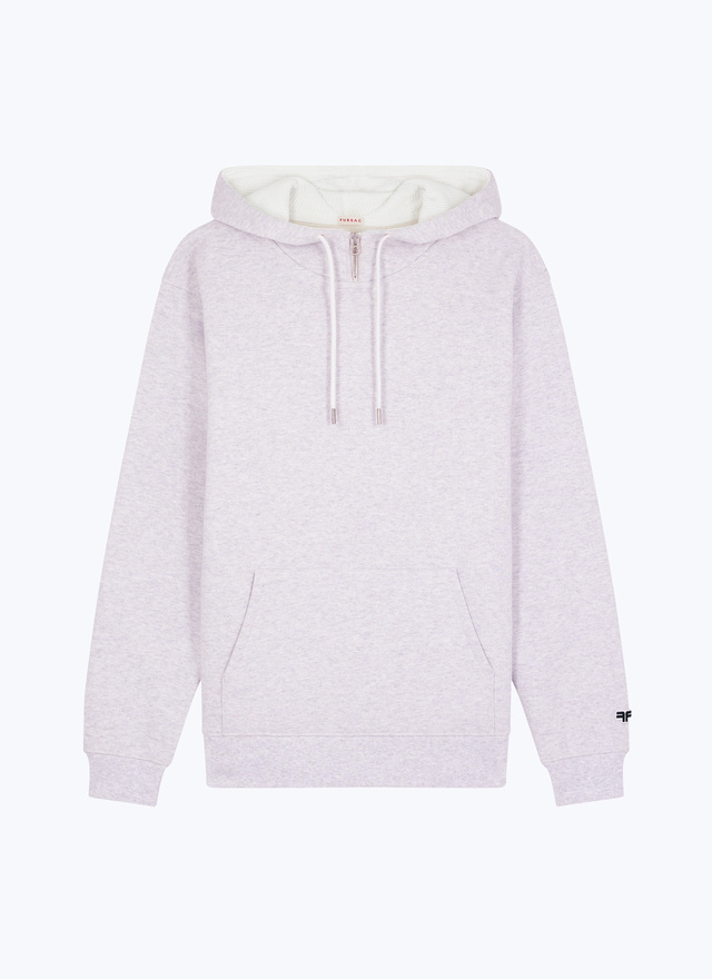 Men's organic cotton jersey sweatshirt Fursac - J2EZIP-EJ15-B017