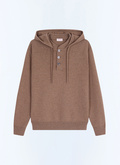 Hooded wool and cotton sweater - A2EHOO-EA12-G014