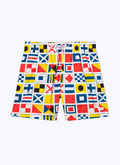 Flags printed swim shorts - P3VAHI-DP09-A001