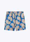 Paisley printed swim shorts - 23EP3VAHI-BP03/37