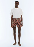 Paisley patterned swim shorts - P3VAHI-JP05-L004