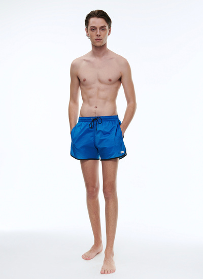 Men's electric blue swim Short Fursac - P3BABY-BP04-37