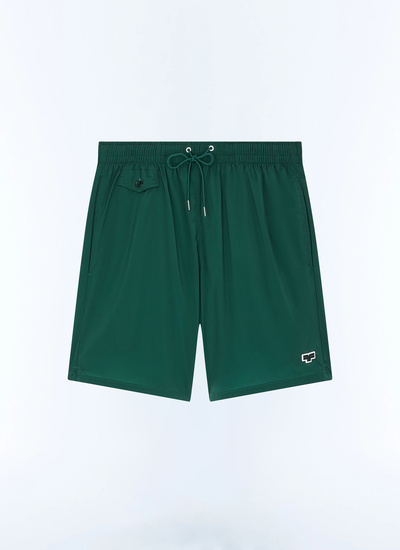 Men's technical fabric in certified polyester swim Short Fursac - P3VAHI-VP10-H009
