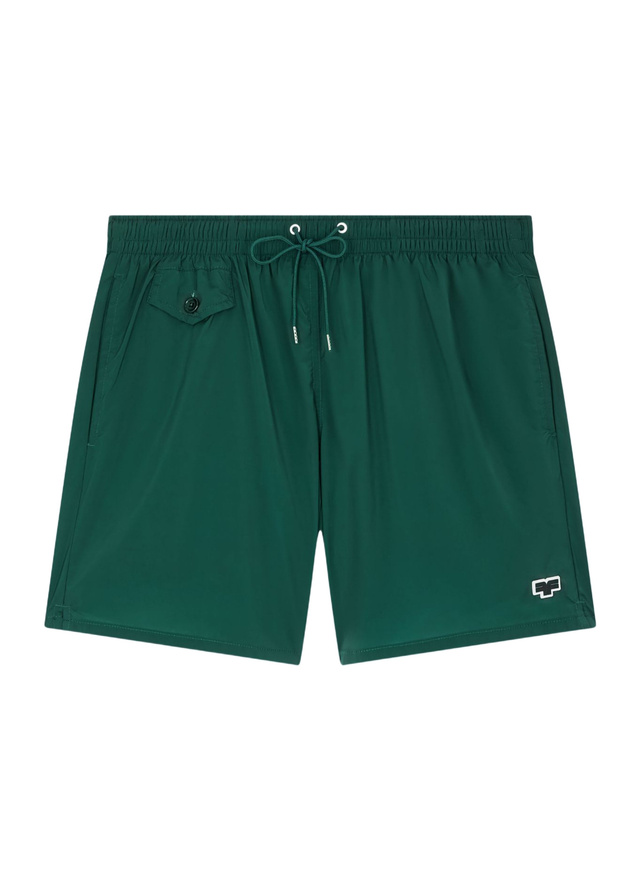 Men's emerald green swim short Fursac - P3VAHI-VP10-H009