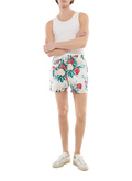 Technical fabric swim shorts - P3VAHI-FP16-L001