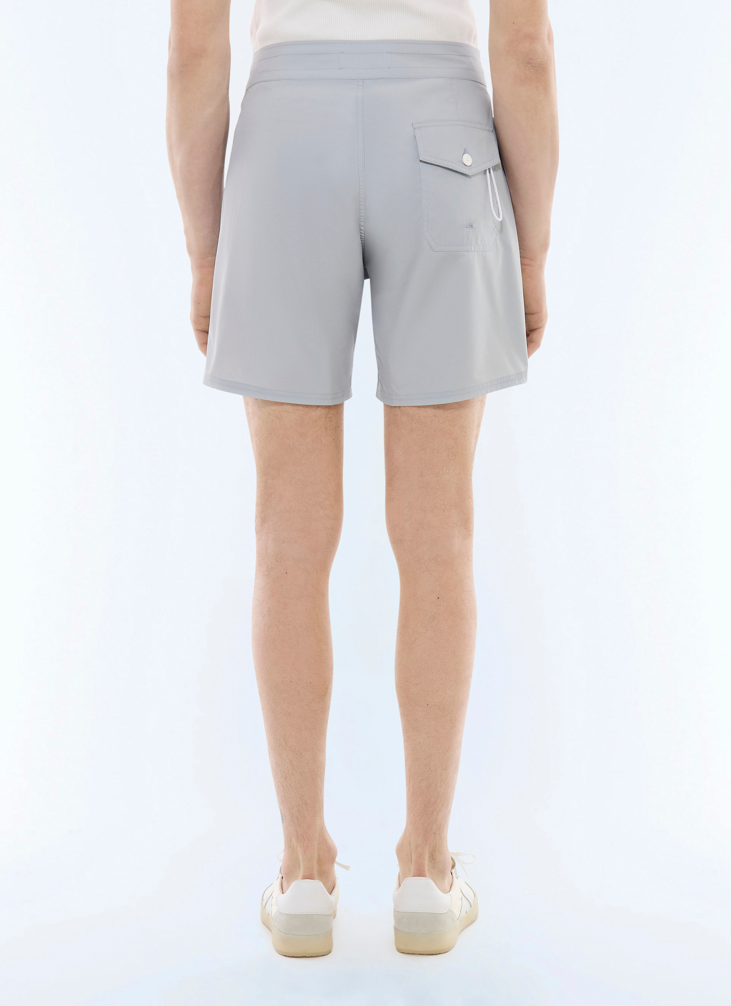 Men's technical fabric in certified polyester swim Short Fursac - P3FURF-FP17-K002