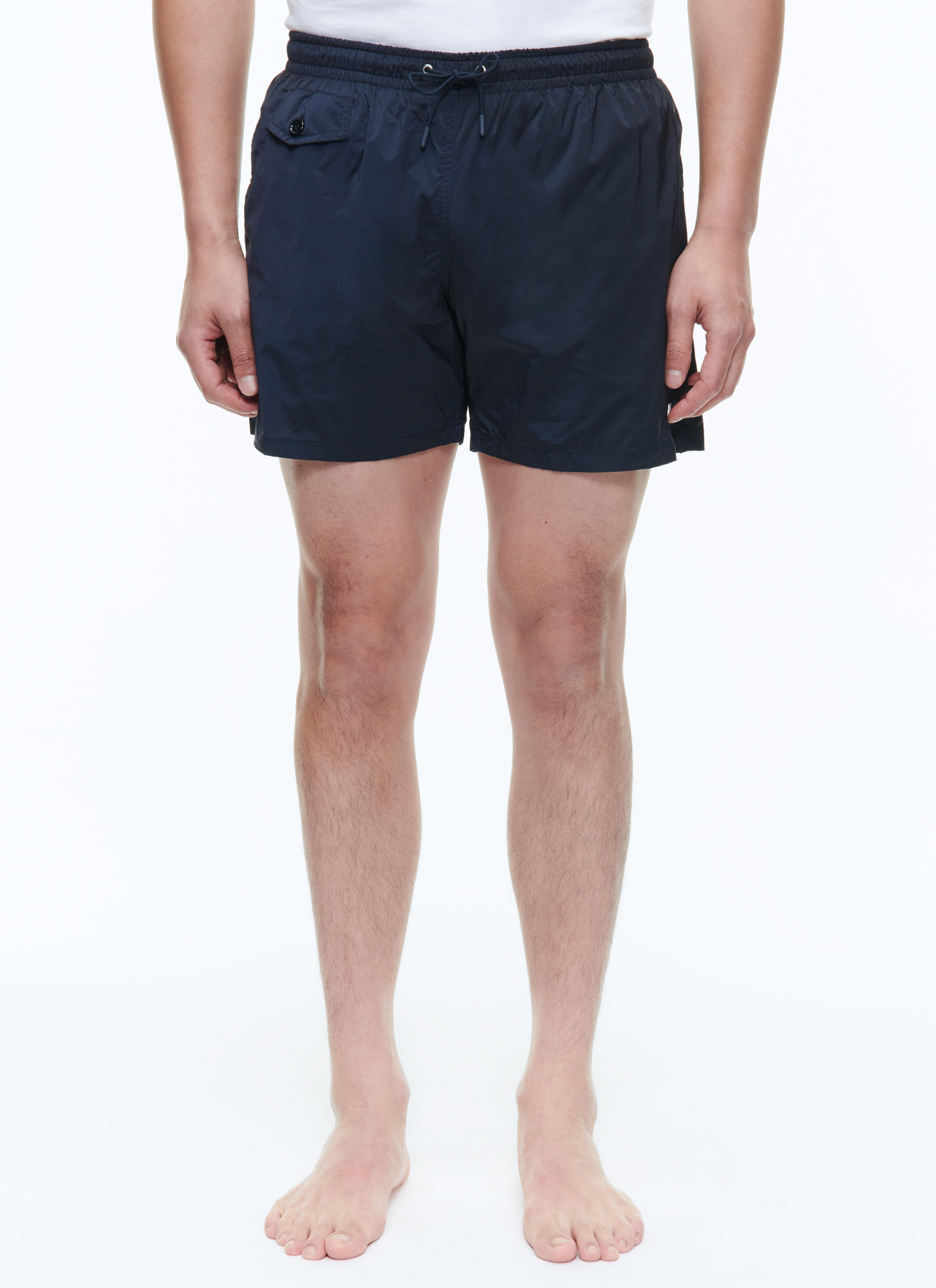 Men's navy blue swim Short Fursac - P3VAHI-VP10-32