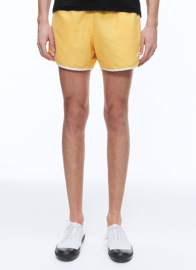 Men's swim Short yellow polyester Fursac - 23EP3BABY-BP04/52