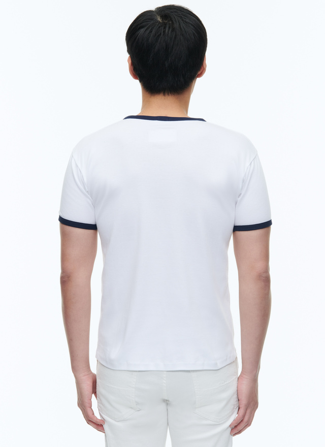 T-shirt homme coton biologique interlock Fursac - J2DINK-DJ16-A001