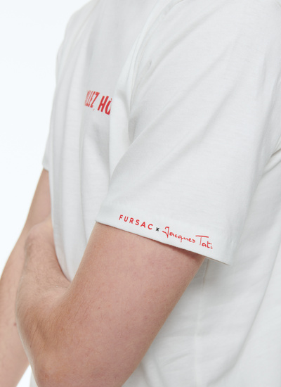 T-shirt blanc homme Fursac - 23EJ2VETA-BJ22/01