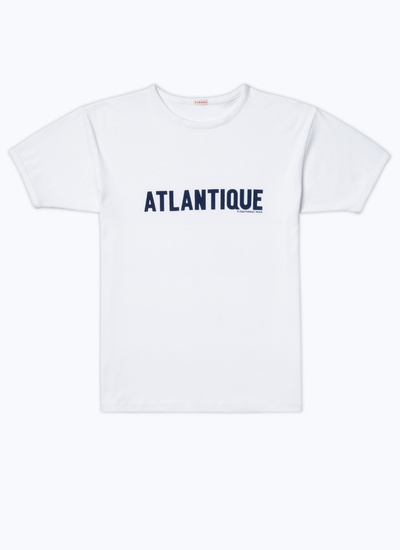 T-shirt blanc homme coton biologique Fursac - J2DINK-DJ23-A001