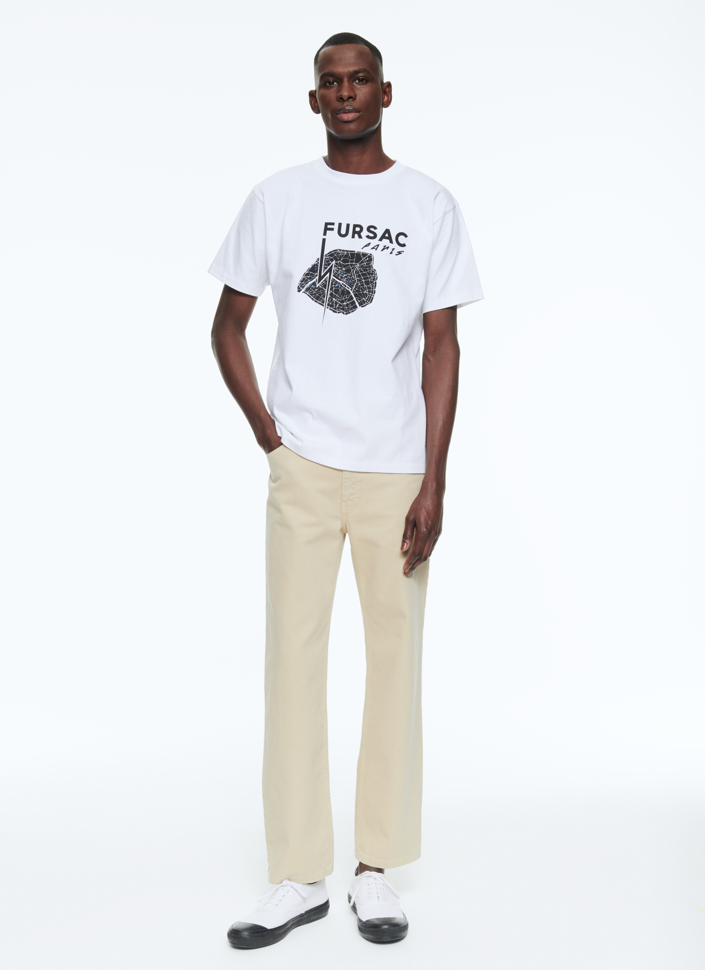 T-shirt homme Fursac - J2VETA-BJ14-01