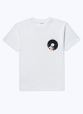 T-shirt en coton à imprimé disque - 22HJ2VETA-AJ12/01