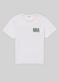 T-shirt en coton à imprimé "Golf-Drouot" - 22EJ2VETA-VJ11/01