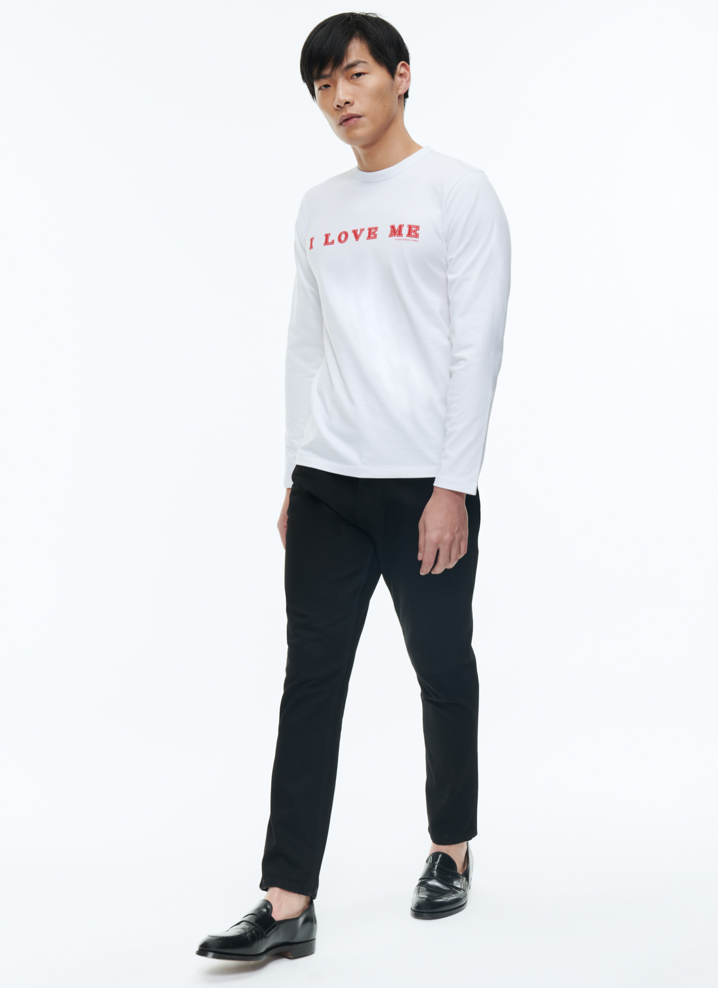 T-shirt blanc homme Fursac - J2CIRA-DJ11-A001