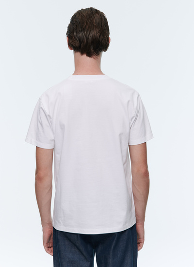 T-shirt homme coton Fursac - J2VETA-AJ10-01