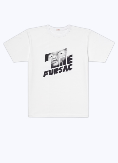 T-shirt blanc homme jersey de coton Fursac - J2CETA-CJ06-A001