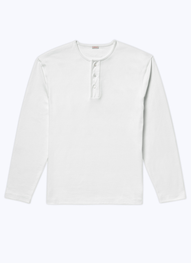 T-shirt homme Fursac - T-shirt blanc en jersey de coton blanc J2ATOP-TJ24-01