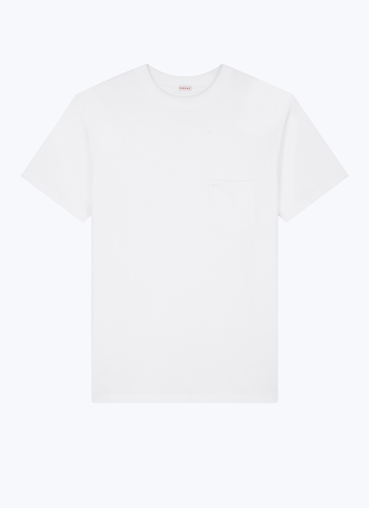 T-shirt blanc homme jersey de coton biologique Fursac - J2CETA-EJ17-A001